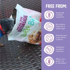 Health Extension Super Bites Beef Recipe Freeze-Dried Raw Dog Food Mixer -Pawsphoria Sales Store 209695 PT4. AC SS1800 V1700515629