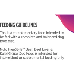 Nulo FreeStyle Beef, Beef Liver, & Kale In Broth Dog Food Topper -Pawsphoria Sales Store 209727 PT6. AC SS1800 V1666733735