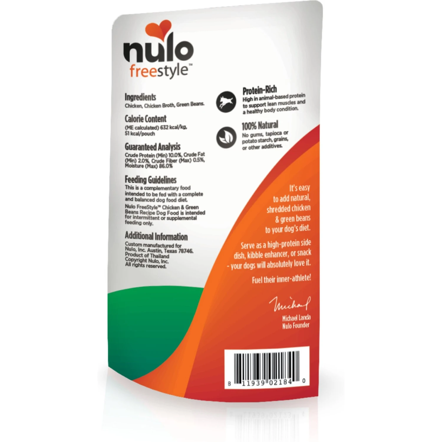 Nulo FreeStyle Chicken & Green Beans In Broth Dog Food Topper 2 Nulo FreeStyle Chicken & Green Beans In Broth Dog Food Topper - Image 2