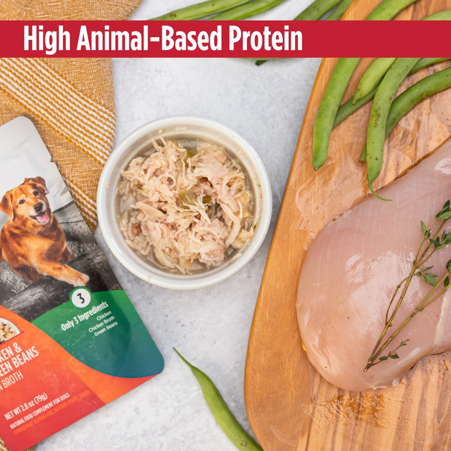 Nulo FreeStyle Chicken & Green Beans In Broth Dog Food Topper 3 Nulo FreeStyle Chicken & Green Beans In Broth Dog Food Topper - Image 3