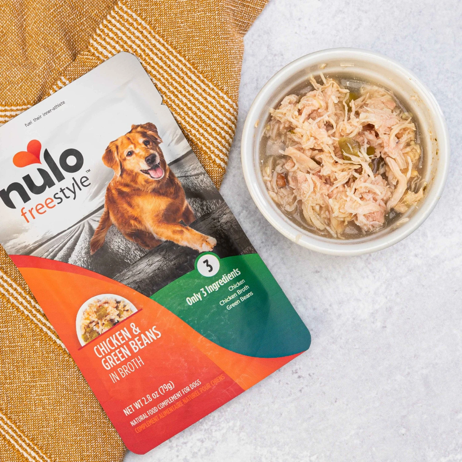 Nulo FreeStyle Chicken & Green Beans In Broth Dog Food Topper 8 Nulo FreeStyle Chicken & Green Beans In Broth Dog Food Topper - Image 8
