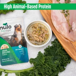 Nulo FreeStyle Chicken, Duck, & Kale In Broth Dog Food Topper 10 Nulo FreeStyle Chicken, Duck, & Kale In Broth Dog Food Topper -Pawsphoria Sales Store 209731 PT2. AC SS1800 V1666733431
