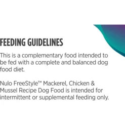Nulo FreeStyle Mackerel, Chicken, & Mussel In Broth Dog Food Topper -Pawsphoria Sales Store 209735 PT6. AC SS1800 V1666734237