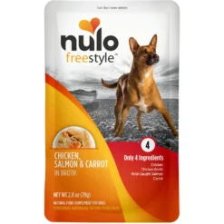 Nulo FreeStyle Chicken, Salmon, & Carrot In Broth Dog Food Topper