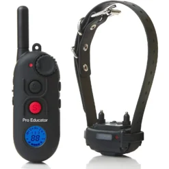 Educator By E-Collar Technologies Educator 1/2 Mile Pro Advanced Waterproof Dog Training Collar, Black