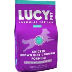 Lucy Pet Products Limited Ingredient Diet Chicken, Brown Rice & Pumpkin Formula Dry Dog Food