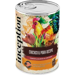 Inception Chicken & Pork Recipe Canned Dog Food, 13-oz, Case Of 12