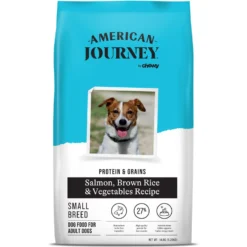 American Journey Protein & Grains Small Breed Salmon, Brown Rice & Vegetables Recipe Adult Dry Dog Food