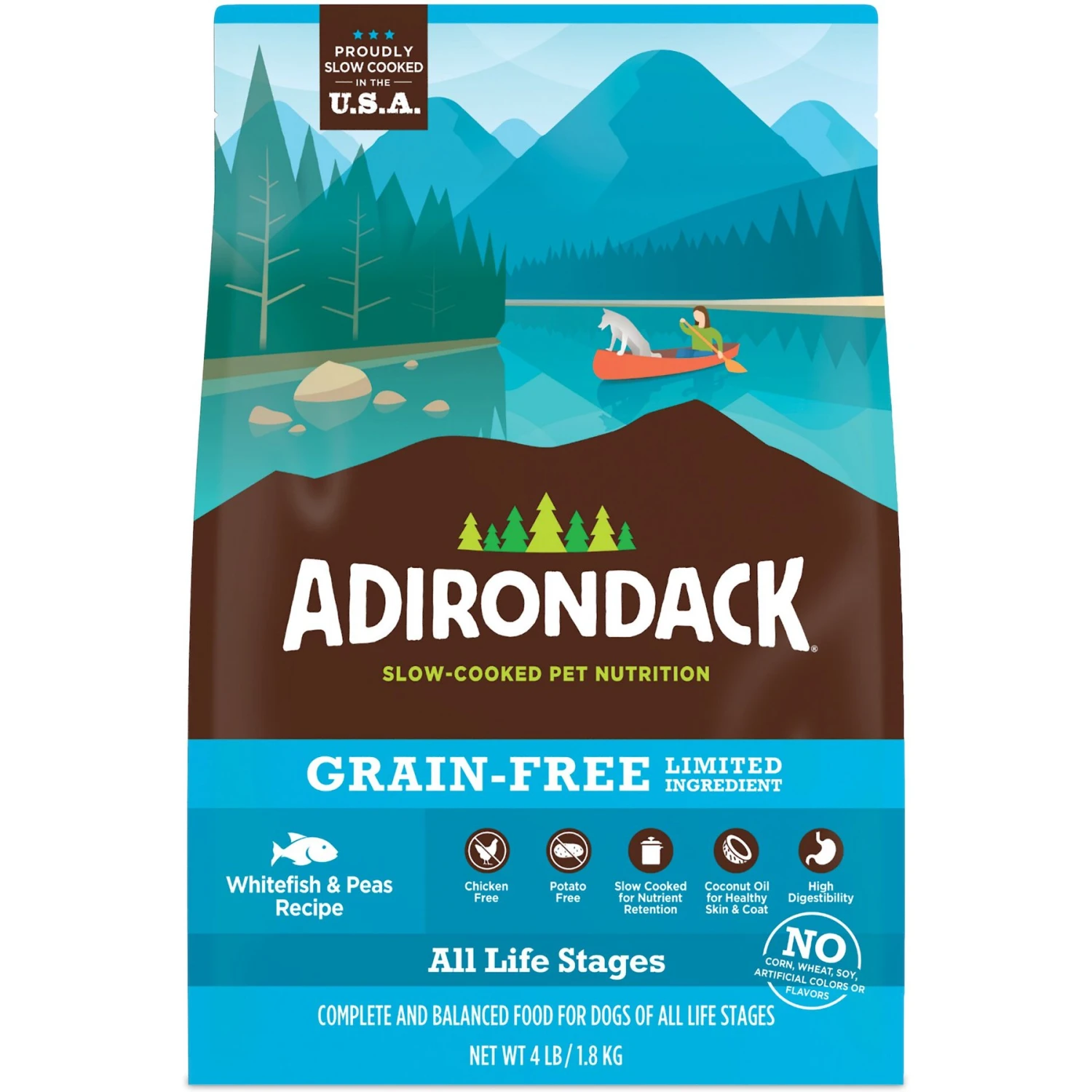 Adirondack Limited Ingredient Whitefish & Peas Recipe Grain-Free Dry Dog Food 2 Adirondack Limited Ingredient Whitefish & Peas Recipe Grain-Free Dry Dog Food - Image 2