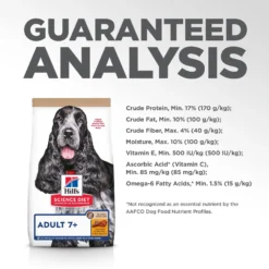 Hill's Science Diet Adult 7+ Chicken & Brown Rice Recipe Dry Dog Food 17 Hill's Science Diet Adult 7+ Chicken & Brown Rice Recipe Dry Dog Food -Pawsphoria Sales Store 215356 PT8. AC SS1800 V1595623259