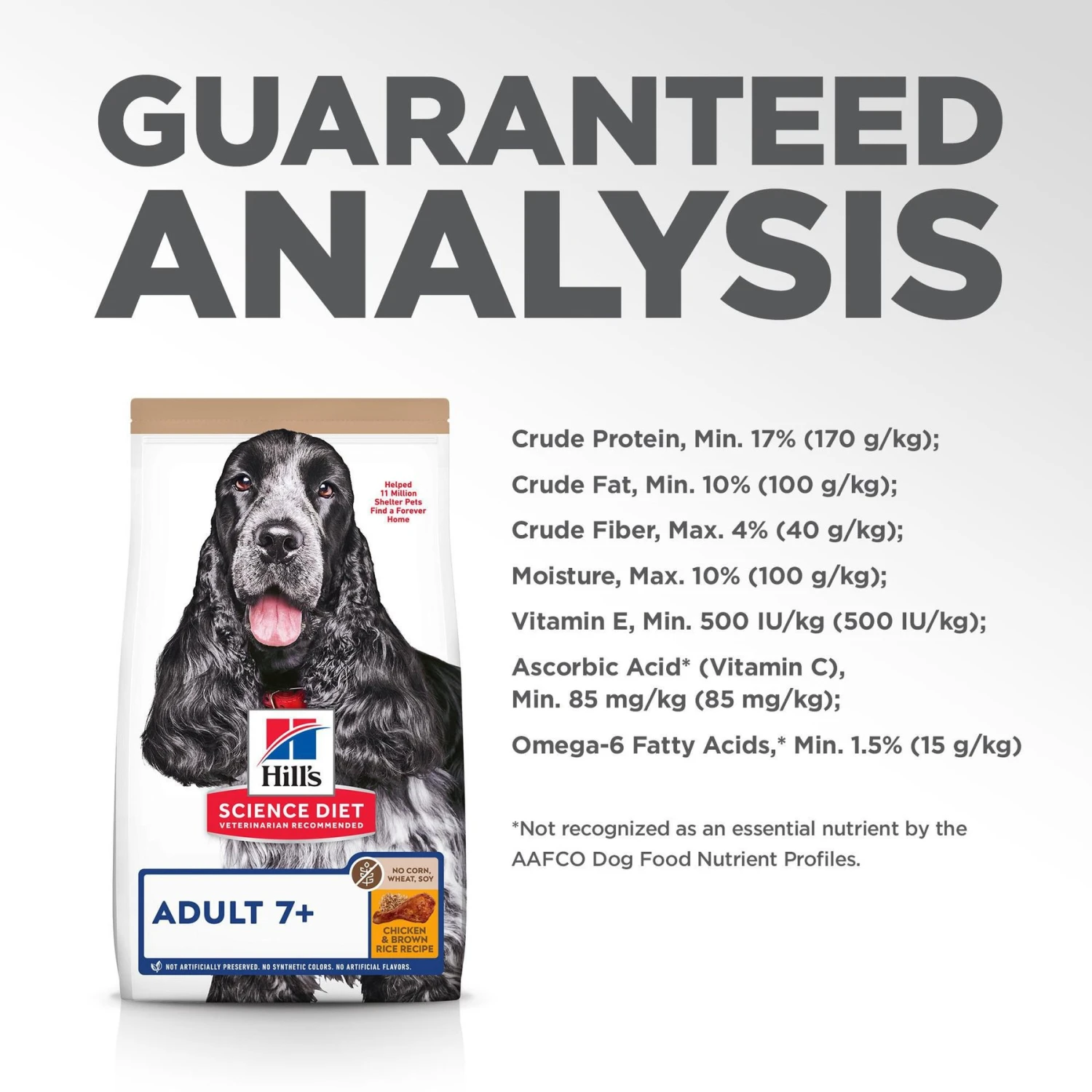 Hill's Science Diet Adult 7+ Chicken & Brown Rice Recipe Dry Dog Food 9 Hill's Science Diet Adult 7+ Chicken & Brown Rice Recipe Dry Dog Food - Image 9