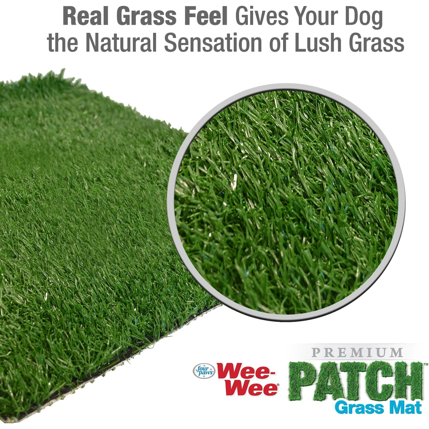 Four Paws Wee-Wee Premium Patch Grass Mat For Dogs, 22-in X 23-in 5 Four Paws Wee-Wee Premium Patch Grass Mat For Dogs, 22-in X 23-in - Image 5