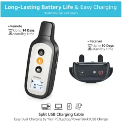 PetSpy XPro-3 1/2 Mile Waterproof Remote Dog Training Collar, 3 Count -Pawsphoria Sales Store 216681 PT2. AC SS1800 V1579528383