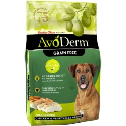 AvoDerm Natural Healthy Digestion Chicken & Vegetables Recipe Grain-Free Dry Dog Food