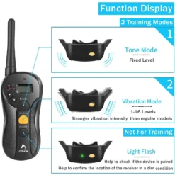 PATPET P630 No Electric Shock 2000-ft Remote Dog Training Collar -Pawsphoria Sales Store 218475 PT2. AC SS1800 V1615989390