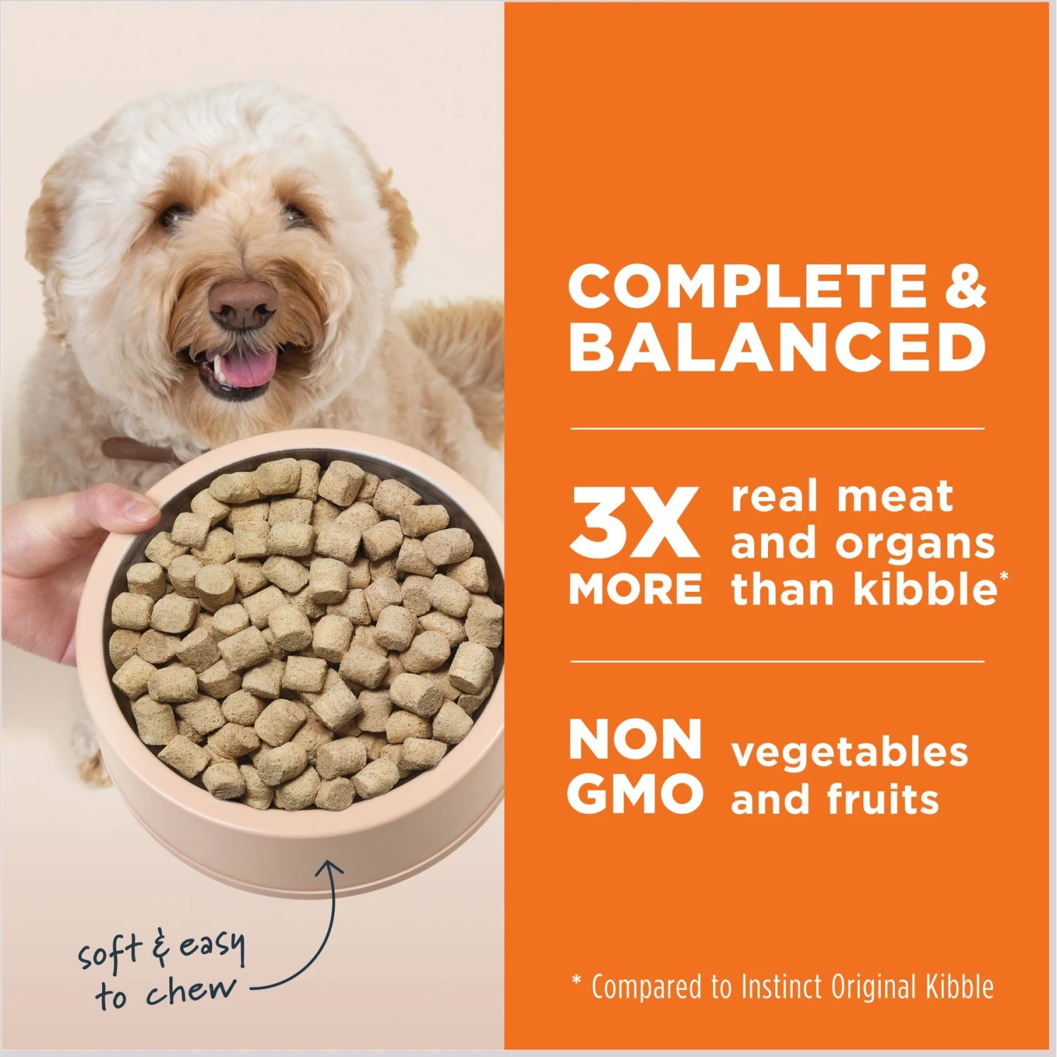 Instinct Freeze-Dried Raw Meals Real Beef Recipe Grain-Free Dog Food 5 Instinct Freeze-Dried Raw Meals Real Beef Recipe Grain-Free Dog Food - Image 5