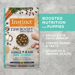 Instinct Raw Boost Puppy Whole Grain Real Chicken & Brown Rice Recipe Freeze-Dried Raw Coated Dry Dog Food 14 Instinct Raw Boost Puppy Whole Grain Real Chicken & Brown Rice Recipe Freeze-Dried Raw Coated Dry Dog Food -Pawsphoria Sales Store 219423 PT5. AC SS1800 V1663714163