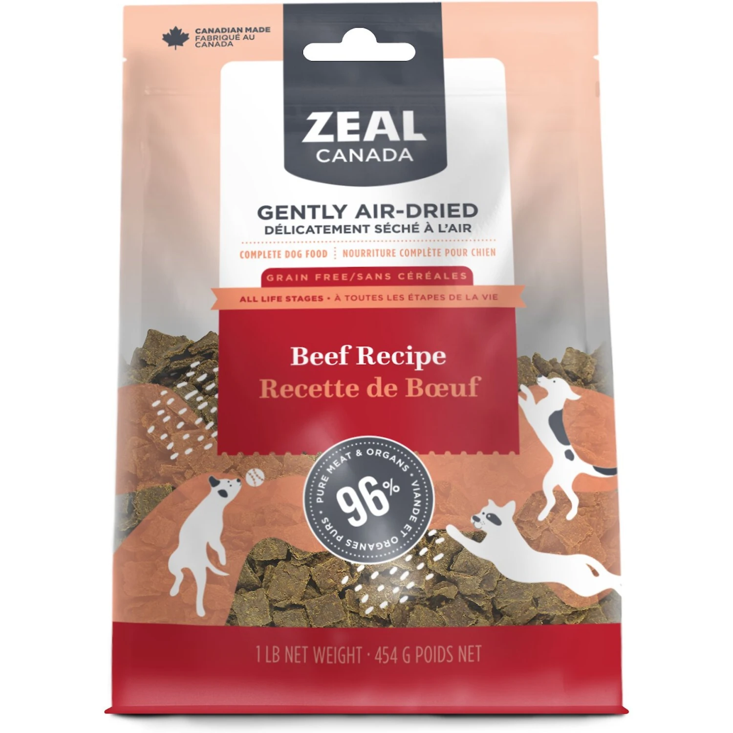 Zeal Canada Gently Beef Recipe Grain-Free Air-Dried Dog Food 1 Zeal Canada Gently Beef Recipe Grain-Free Air-Dried Dog Food