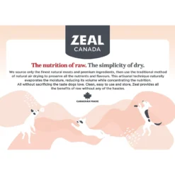 Zeal Canada Gently Beef Recipe Grain-Free Air-Dried Dog Food 9 Zeal Canada Gently Beef Recipe Grain-Free Air-Dried Dog Food -Pawsphoria Sales Store 221788 PT3. AC SS1800 V1584459445