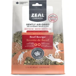 Zeal Canada Gently Beef Recipe & Freeze-Dried Salmon & Pumpkin Grain-Free Air-Dried Dog Food