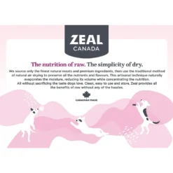 Zeal Canada Gently Turkey Recipe & Freeze-Dried Salmon & Pumpkin Grain-Free Air-Dried Dog Food 9 Zeal Canada Gently Turkey Recipe & Freeze-Dried Salmon & Pumpkin Grain-Free Air-Dried Dog Food -Pawsphoria Sales Store 221807 PT3. AC SS1800 V1584459976