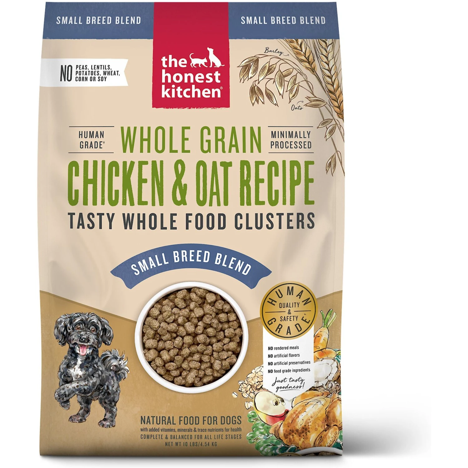 The Honest Kitchen Food Clusters Whole Grain Chicken & Oat Recipe Small Breed Dog Food 1 The Honest Kitchen Food Clusters Whole Grain Chicken & Oat Recipe Small Breed Dog Food
