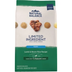 Natural Balance Limited Ingredient Lamb & Brown Rice Puppy Recipe Dry Dog Food
