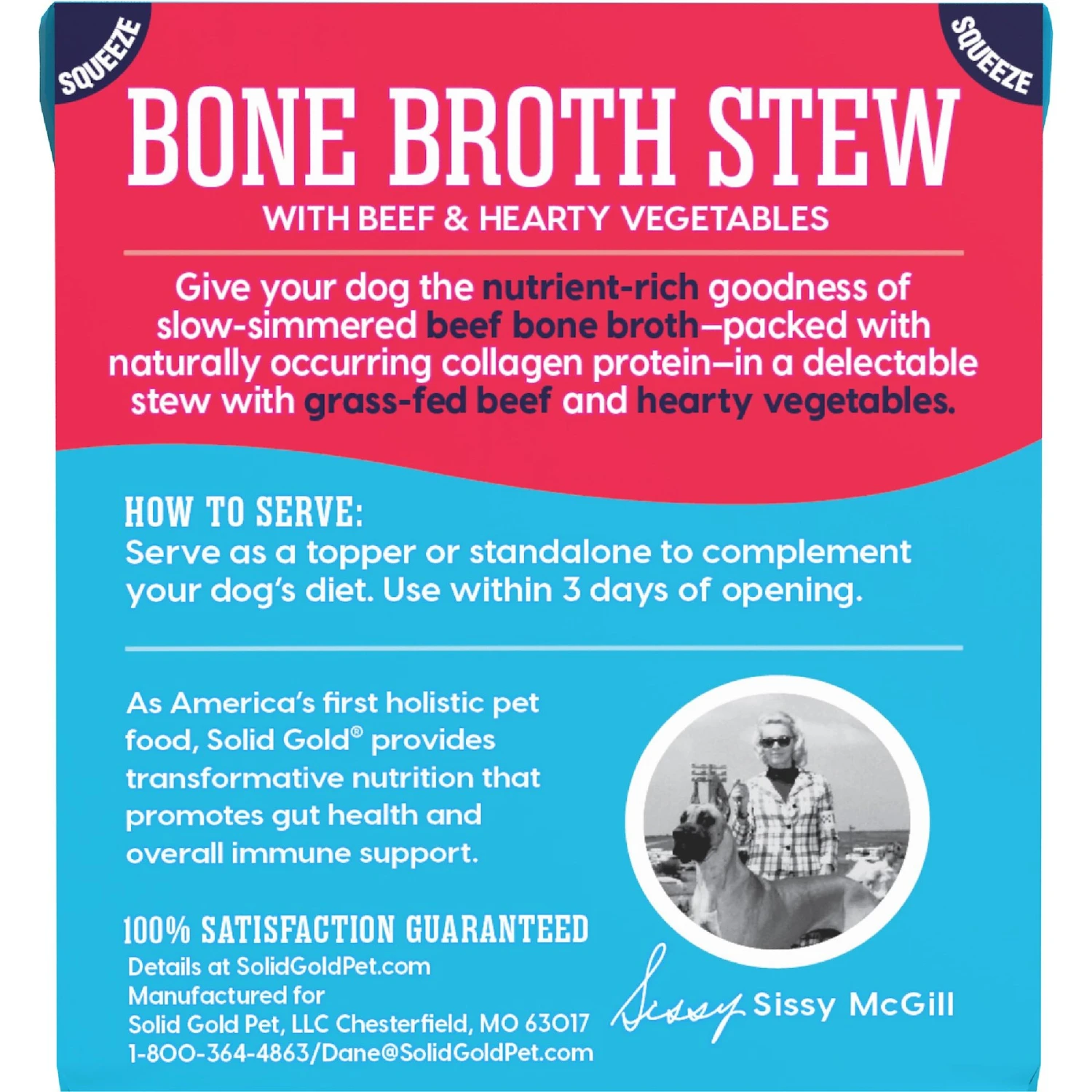 Solid Gold Beef Bone Grain-Free Wtih Turmeric Dog Food Toppings 4 Solid Gold Beef Bone Grain-Free Wtih Turmeric Dog Food Toppings - Image 4