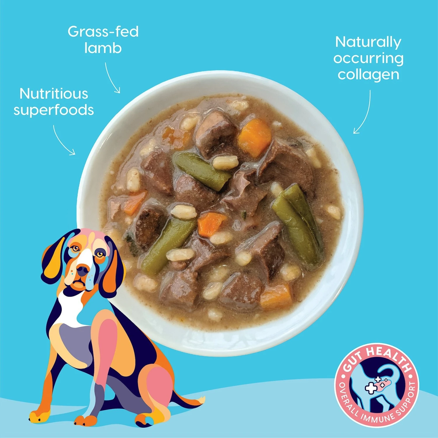 Solid Gold Bone Broth Stew With Lamb & Hearty Vegetables Whole Grain Dog Food Topper, 11-oz Box 2 Solid Gold Bone Broth Stew With Lamb & Hearty Vegetables Whole Grain Dog Food Topper, 11-oz Box - Image 2