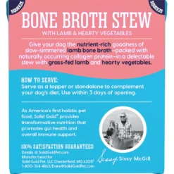 Solid Gold Bone Broth Stew With Lamb & Hearty Vegetables Whole Grain Dog Food Topper, 11-oz Box 11 Solid Gold Bone Broth Stew With Lamb & Hearty Vegetables Whole Grain Dog Food Topper, 11-oz Box -Pawsphoria Sales Store 222455 PT3. AC SS1800 V1582736885