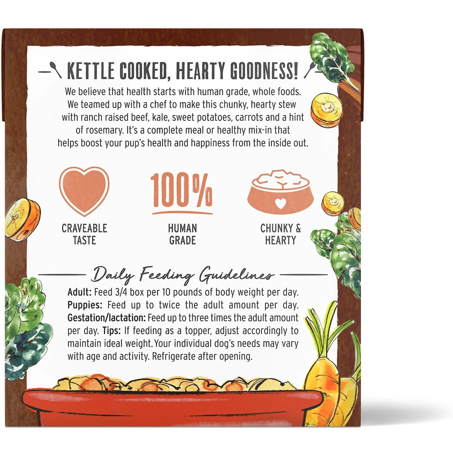 The Honest Kitchen One Pot Stews Roasted Beef Stew Wet Dog Food 2 The Honest Kitchen One Pot Stews Roasted Beef Stew Wet Dog Food - Image 2