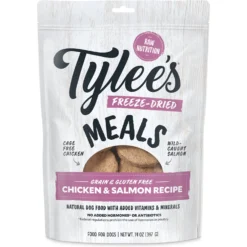 Tylee's Freeze-Dried Meals For Dogs, Chicken & Salmon Recipe