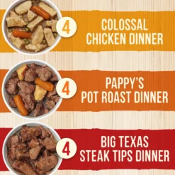 Merrick Chunky Recipes Grain-Free Wet Dog Food Variety Pack -Pawsphoria Sales Store 227052 PT6. AC SS1800 V1643407012