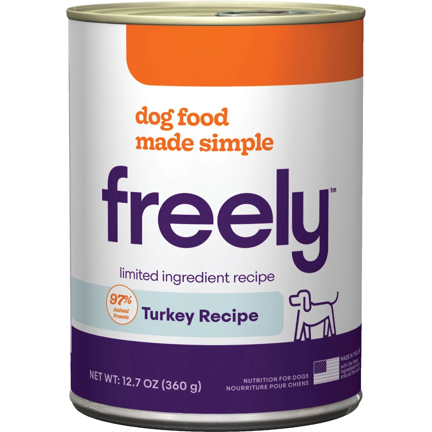 Freely Turkey Recipe Limited Ingredient Grain-Free Wet Dog Food 1 Freely Turkey Recipe Limited Ingredient Grain-Free Wet Dog Food