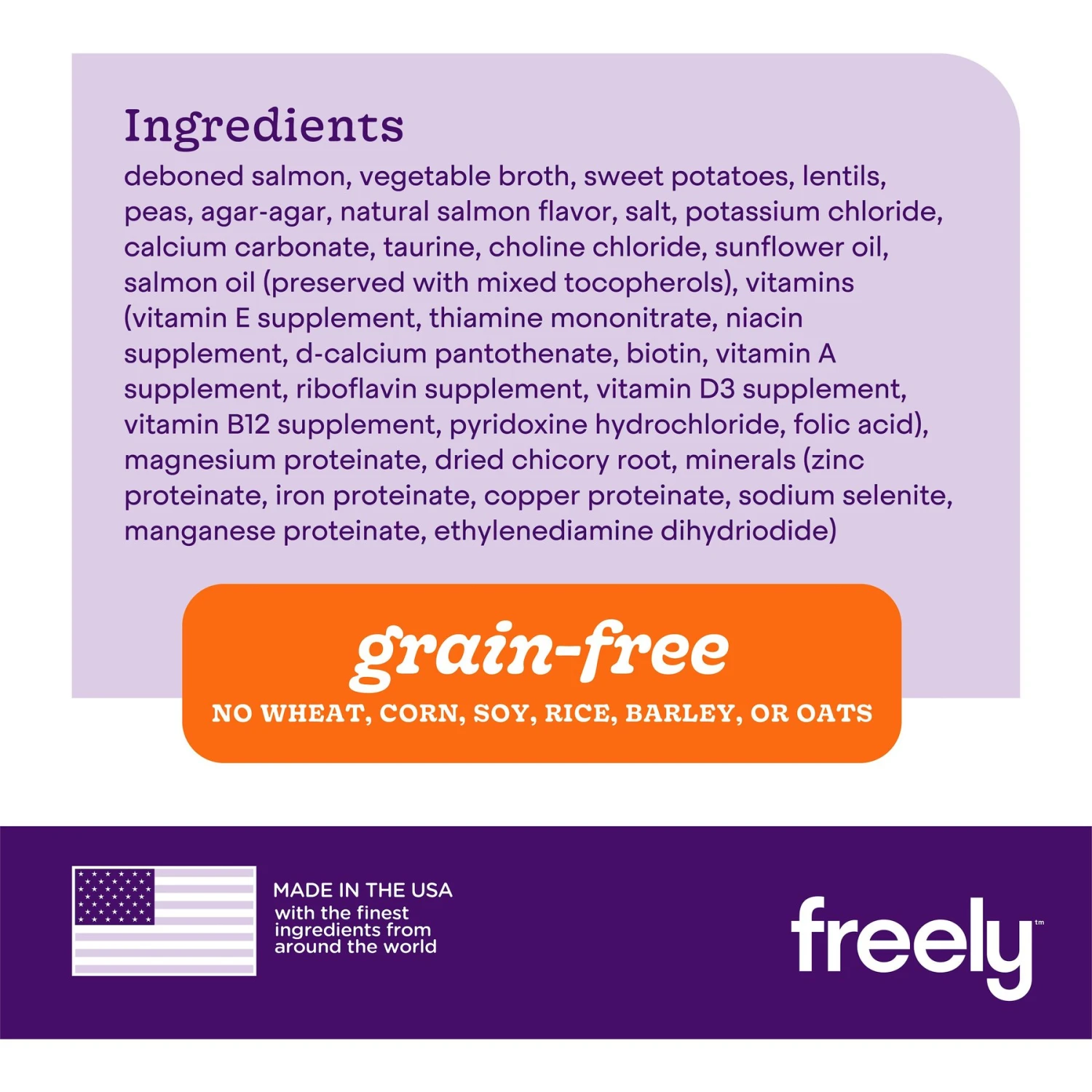 Freely Salmon Recipe Limited Ingredient Grain-Free Wet Supplement Dog Food Topper 4 Freely Salmon Recipe Limited Ingredient Grain-Free Wet Supplement Dog Food Topper - Image 4