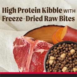 Merrick Backcountry Raw Infused Grain-Free Great Plains Red Recipe Freeze-Dried Dog Food -Pawsphoria Sales Store 227195 PT3. AC SS1800 V1679596275