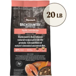Merrick Backcountry Raw Infused Grain-Free Chicken-Free Pacific Catch Recipe Dry Dog Food -Pawsphoria Sales Store 227196 PT2. AC SS1800 V1679596219
