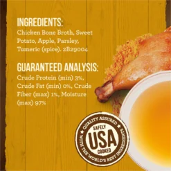 Merrick Chicken Bone Broth Grain-Free Wet Dog Food Topper -Pawsphoria Sales Store 227235 PT4. AC SS1800 V1686072673