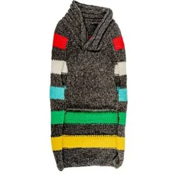 Chilly Dog Charcoal Striped Wool Dog Sweater -Pawsphoria Sales Store 228349 PT3. AC SS1800 V1600124523
