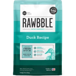 BIXBI RAWBBLE Fresh Duck Recipe Limited Ingredient Grain-Free Dry Dog Food