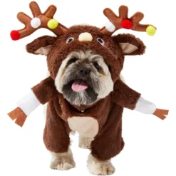 Frisco Front Walking Reindeer Dog & Cat Costume, 1 Count 11 Frisco Front Walking Reindeer Dog & Cat Costume, 1 Count -Pawsphoria Sales Store 228790 PT2. AC SS1800 V1636731101