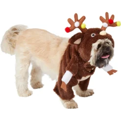 Frisco Front Walking Reindeer Dog & Cat Costume, 1 Count 12 Frisco Front Walking Reindeer Dog & Cat Costume, 1 Count -Pawsphoria Sales Store 228790 PT3. AC SS1800 V1631299657
