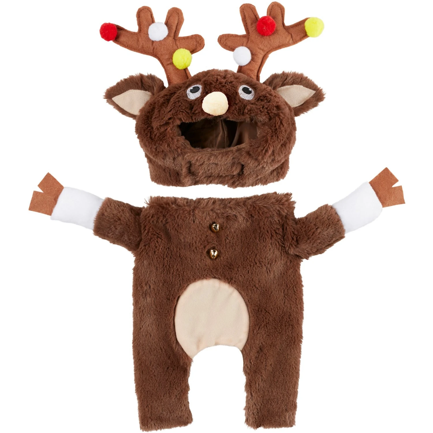 Frisco Front Walking Reindeer Dog & Cat Costume, 1 Count 6 Frisco Front Walking Reindeer Dog & Cat Costume, 1 Count - Image 6