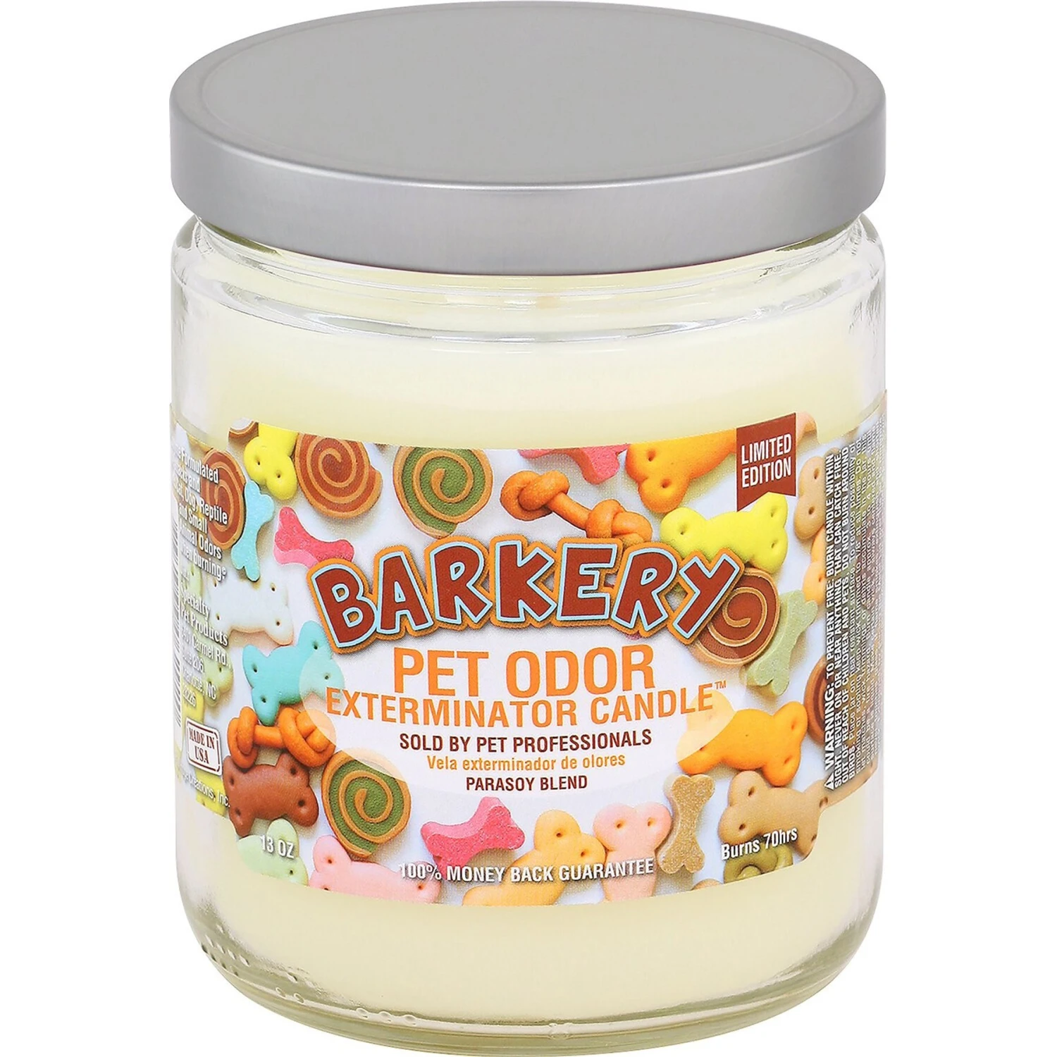 Pet Odor Exterminator Barkery Deodorizing Dog & Cat Candle, 13-oz Jar 1 Pet Odor Exterminator Barkery Deodorizing Dog & Cat Candle, 13-oz Jar