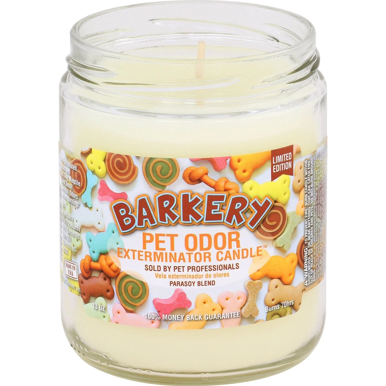 Pet Odor Exterminator Barkery Deodorizing Dog & Cat Candle, 13-oz Jar 2 Pet Odor Exterminator Barkery Deodorizing Dog & Cat Candle, 13-oz Jar - Image 2