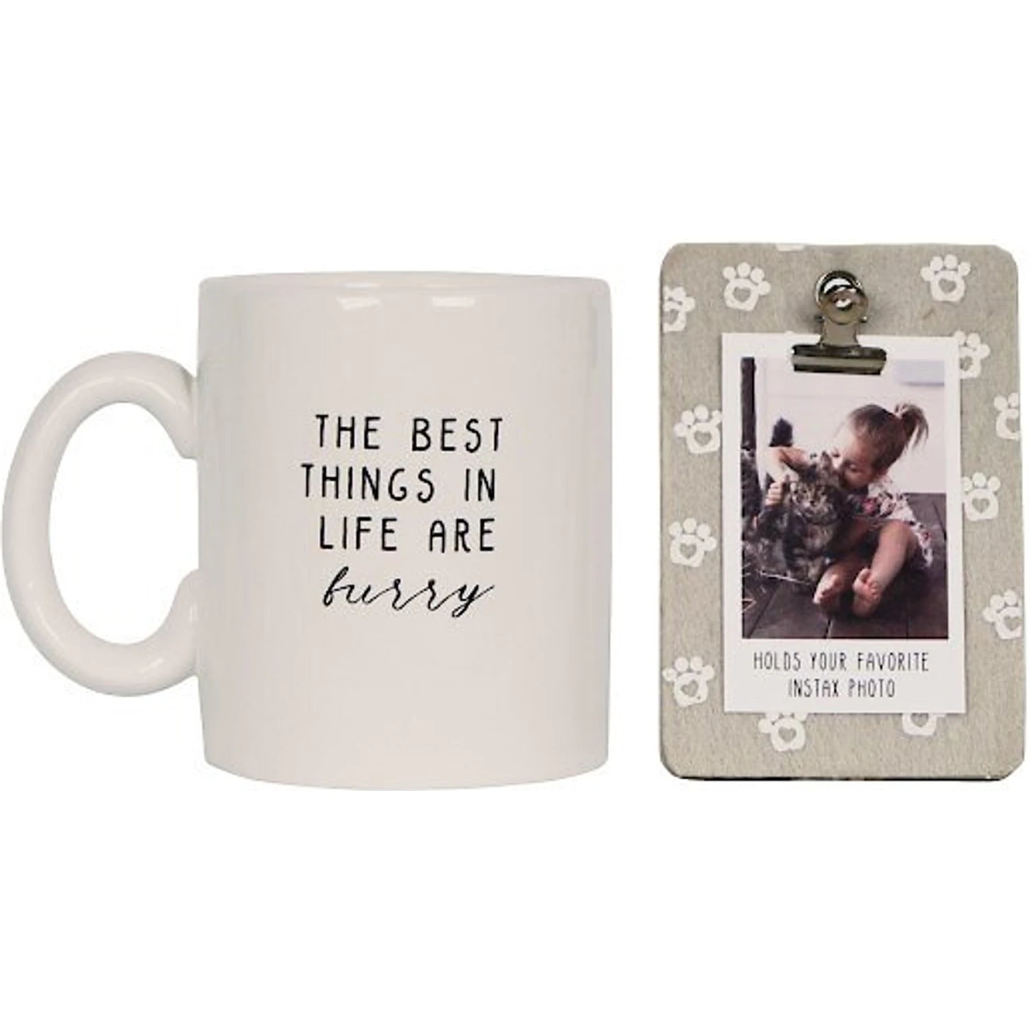 Prinz "The Best Things In Life Are Furry" Mug & Instax Frame Gift Set 1 Prinz "The Best Things In Life Are Furry" Mug & Instax Frame Gift Set