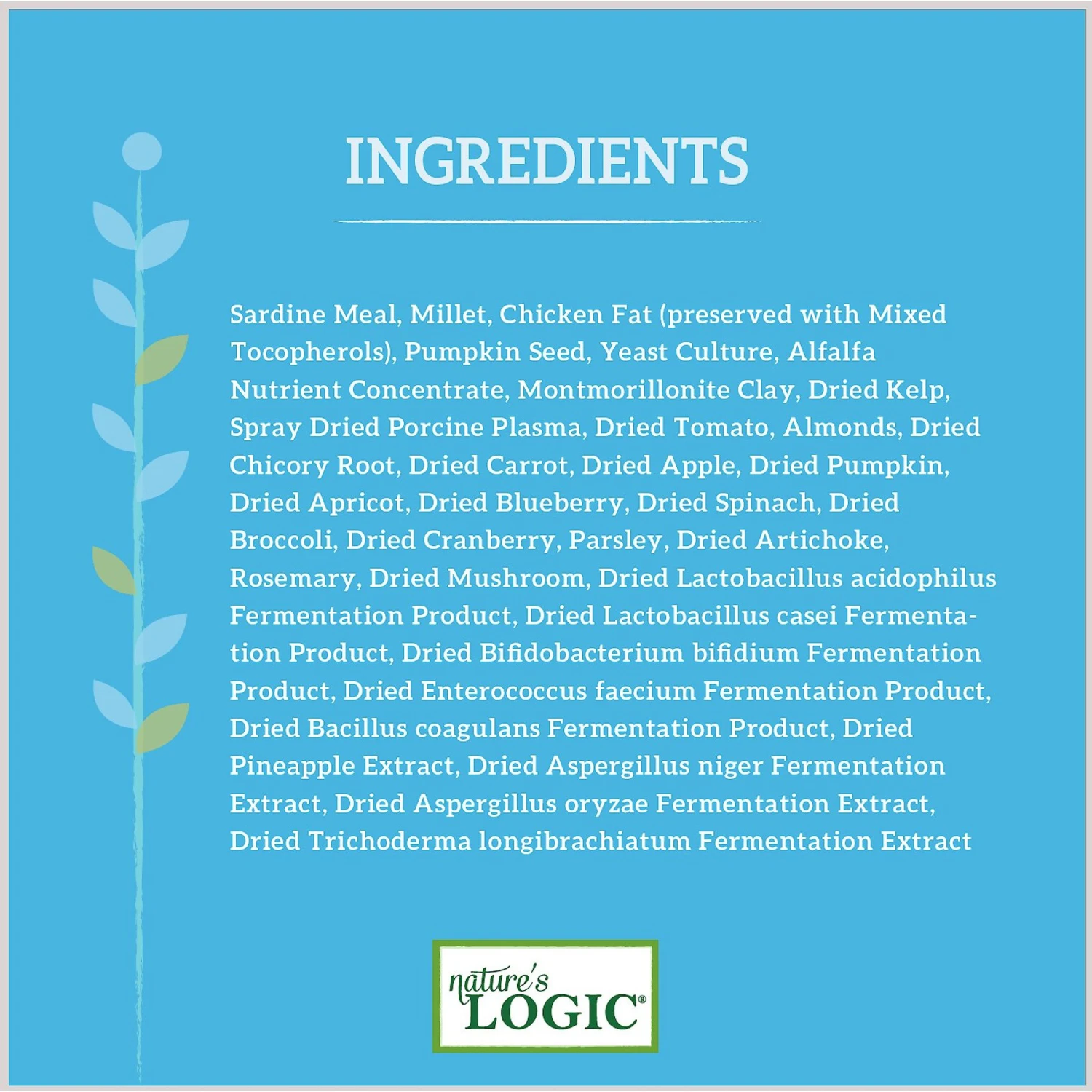 Nature's Logic Canine Sardine Meal Feast All Life Stages Dry Dog Food 7 Nature's Logic Canine Sardine Meal Feast All Life Stages Dry Dog Food - Image 7