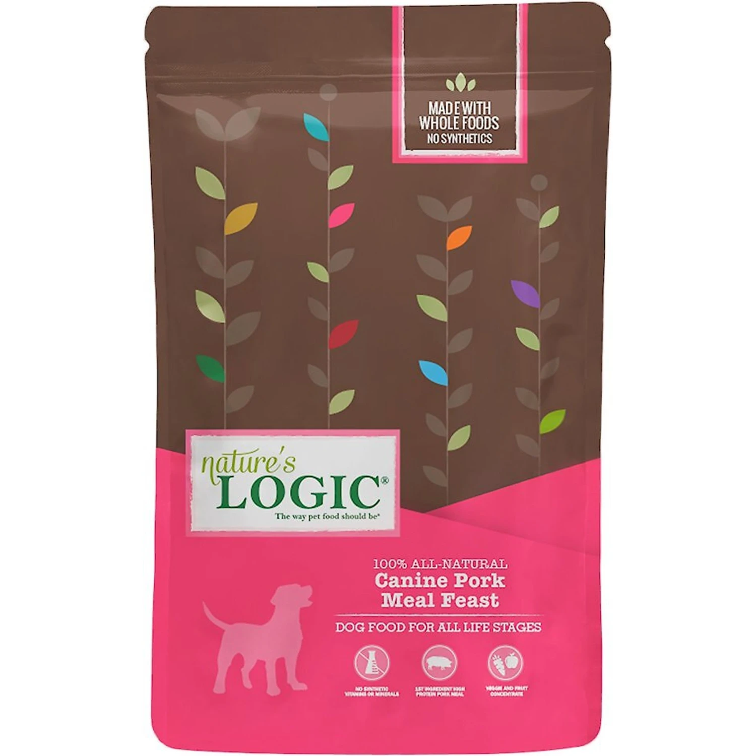Nature's Logic Canine Pork Meal Feast All Life Stages Dry Dog Food 1 Nature's Logic Canine Pork Meal Feast All Life Stages Dry Dog Food