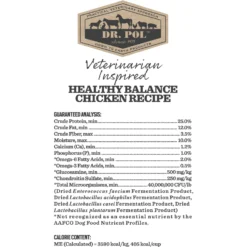 Dr. Pol Healthy Balance Chicken Recipe Dry Dog Food -Pawsphoria Sales Store 232528 PT4. AC SS1800 V1588102822