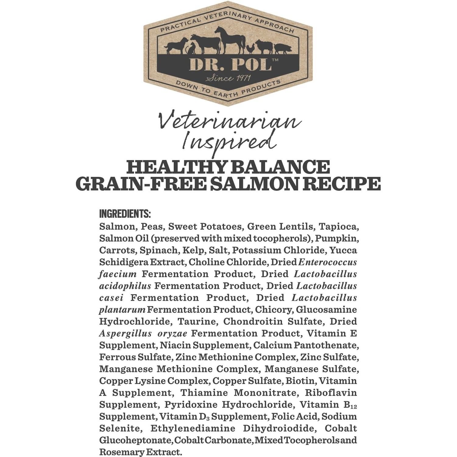 Dr. Pol Healthy Balance Salmon Recipe Grain-Free Dry Dog Food 6 Dr. Pol Healthy Balance Salmon Recipe Grain-Free Dry Dog Food - Image 6